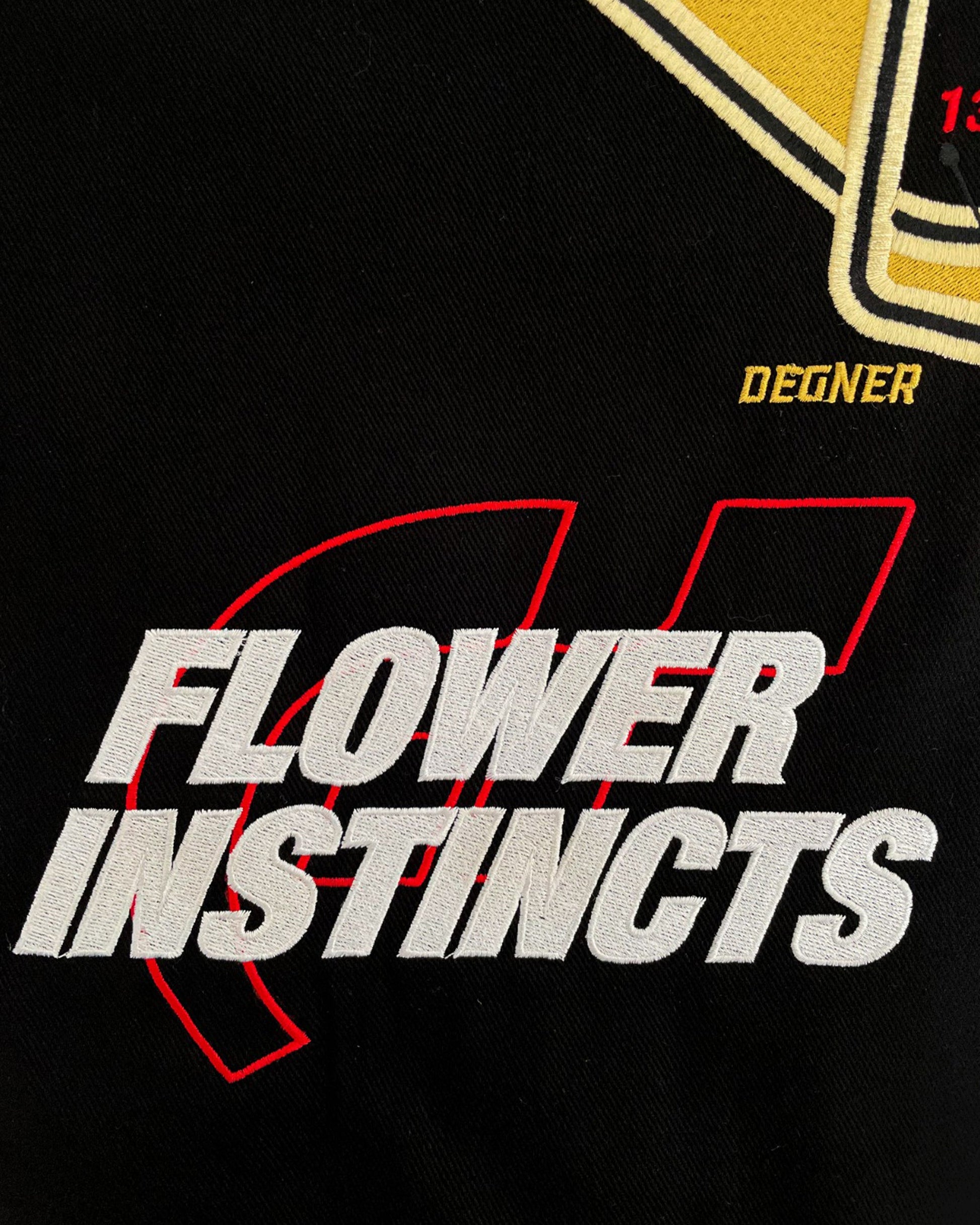 Flower Turismo Racing Jacket Black Detail