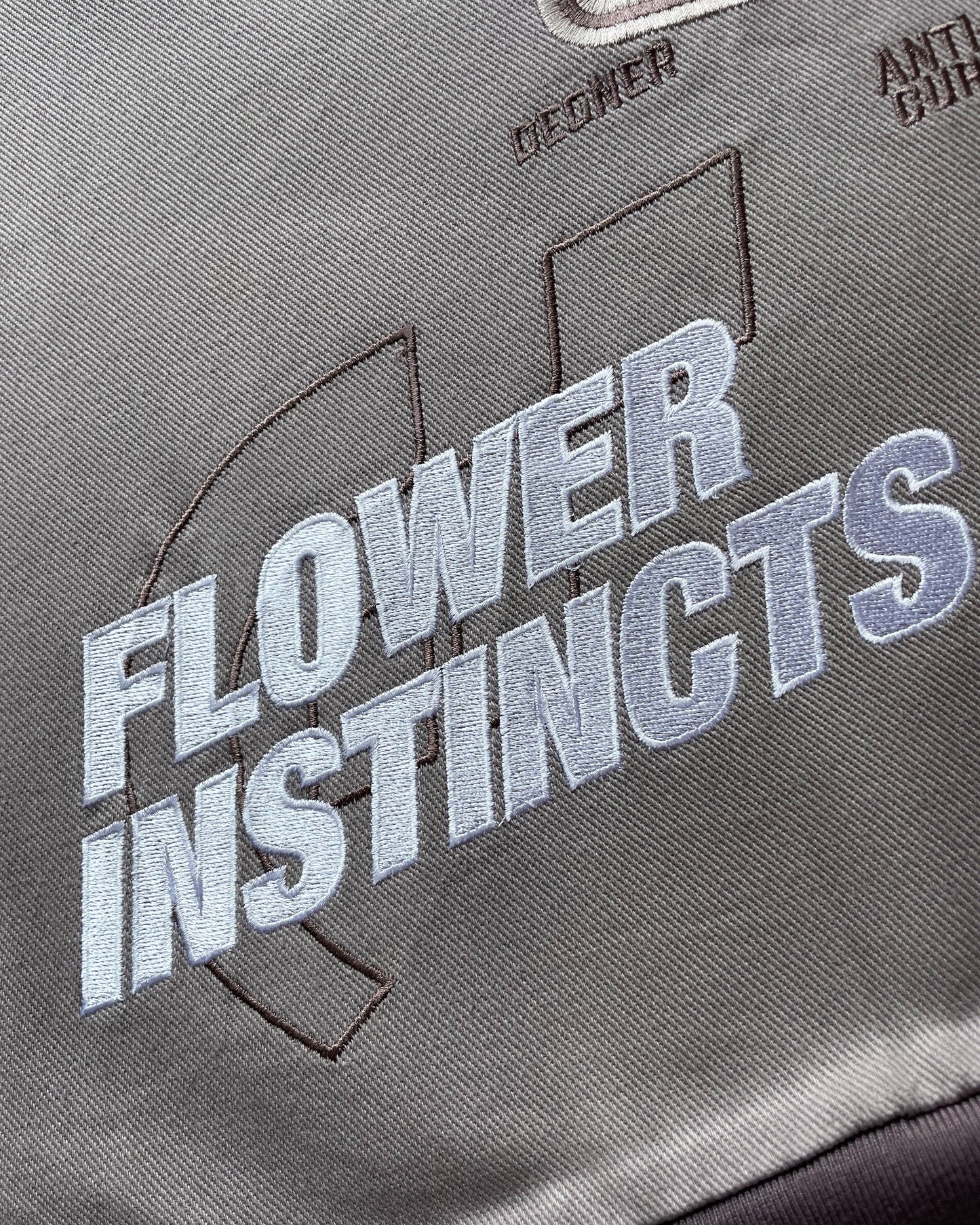 Flower Turismo Racing Jacket Grey Detail