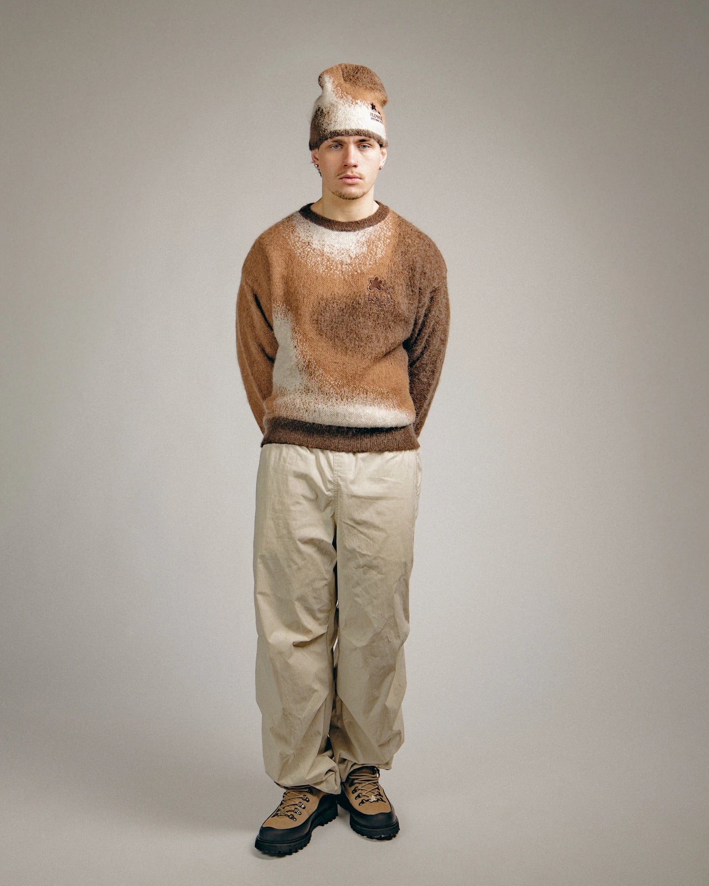 Mohair Crewneck Brown