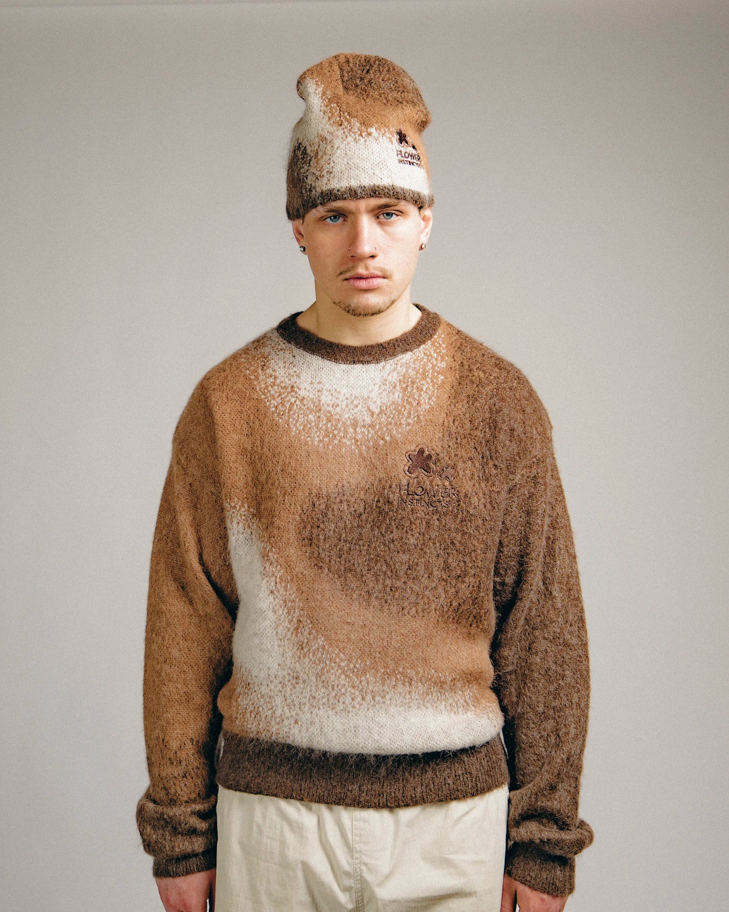 Mohair Crewneck Brown