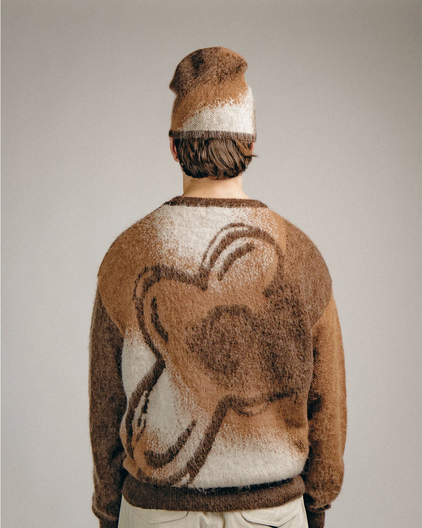 Mohair Crewneck Brown