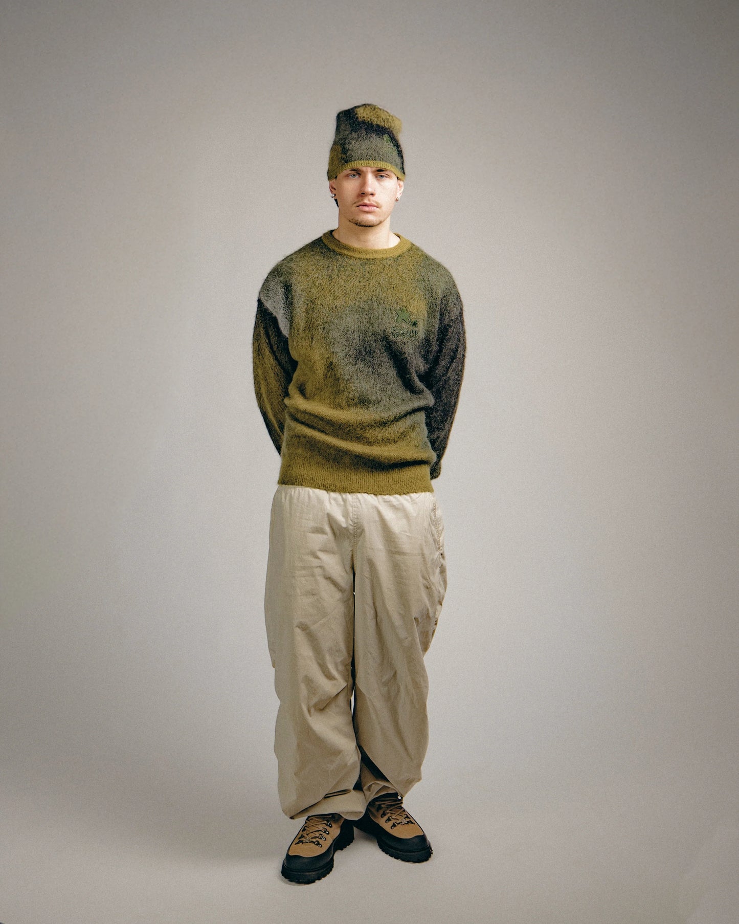 Mohair Crewneck Green