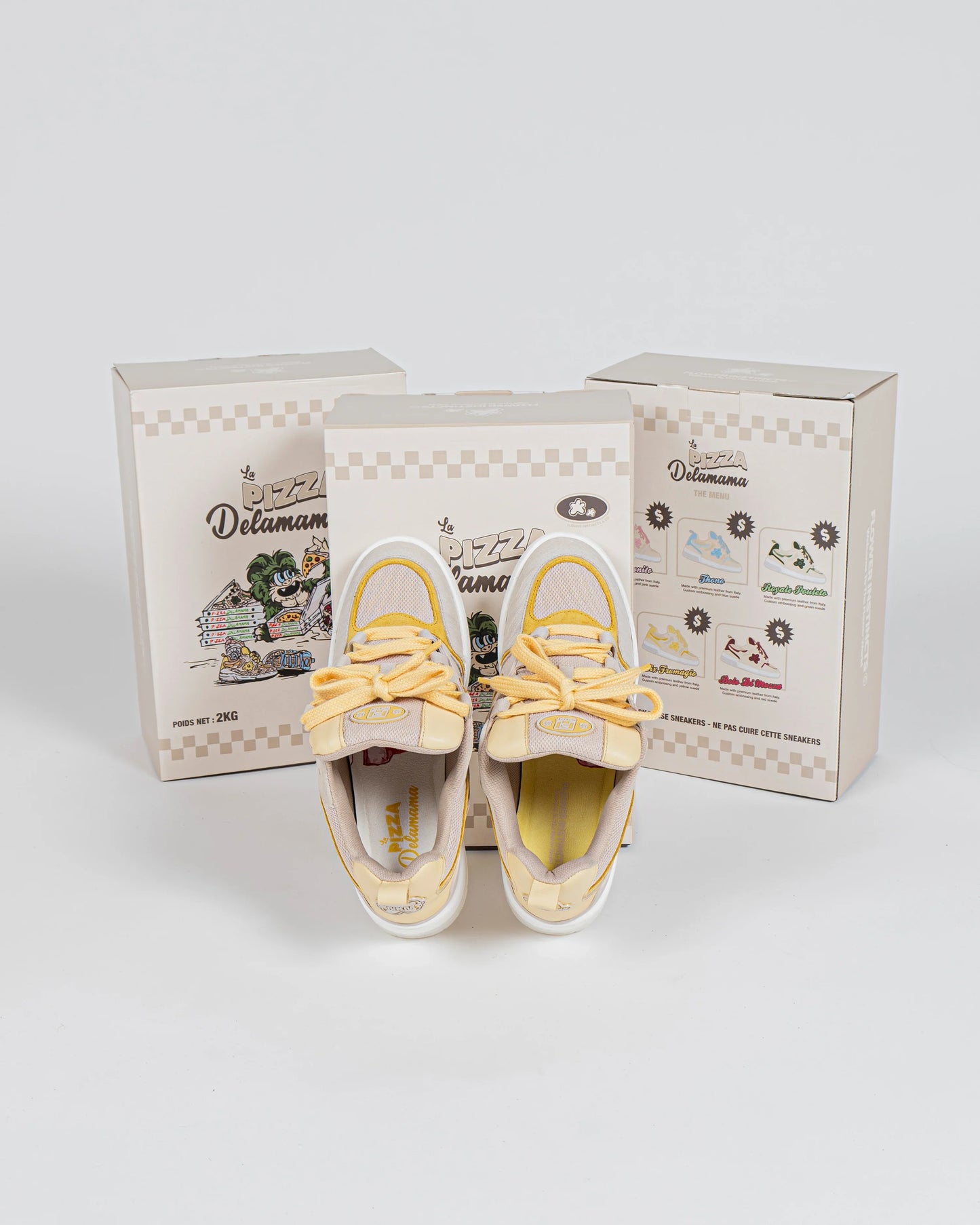 Yellow Fromagio sneakers