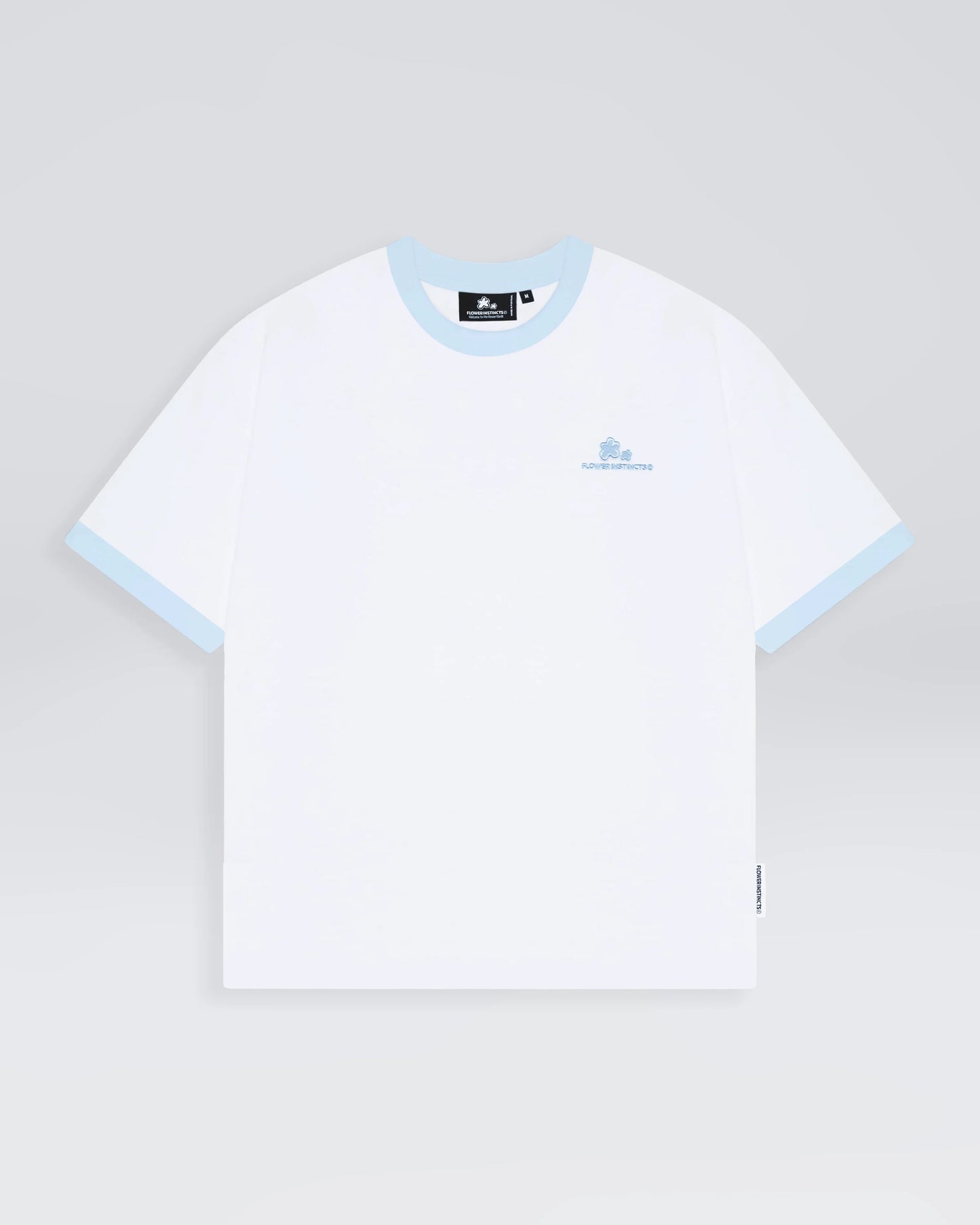 Flower Blue/White Tee